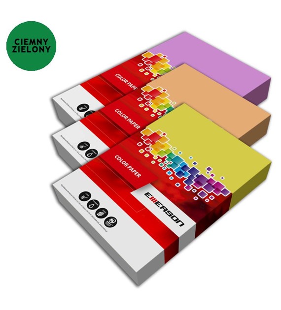 Papier ksero Emerson A4/160g  c.zielony