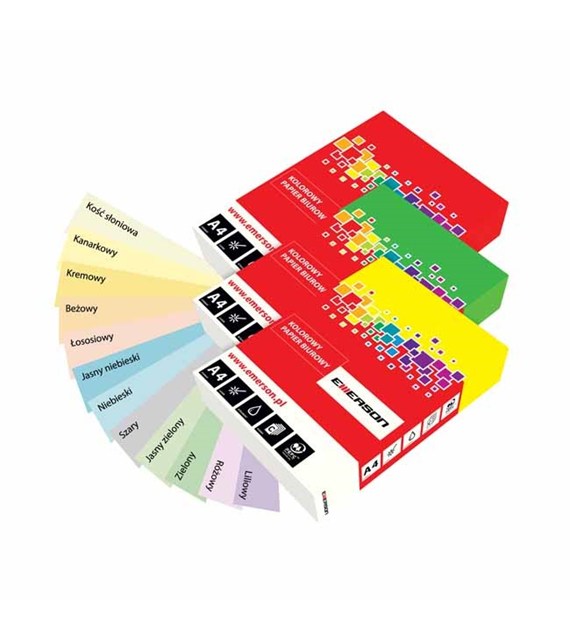 Papier ksero Emerson A4/80g zielony pastelowy