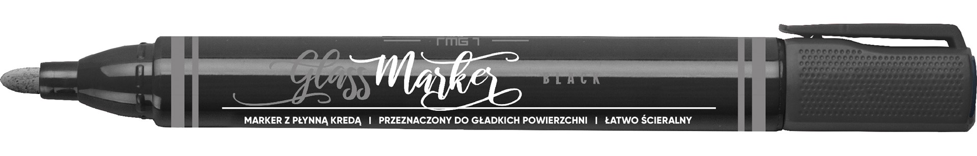 Marker do szkła Rystor RMG-1/P czarny