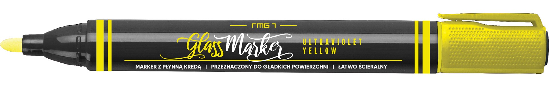 Marker do szkła Rystor RMG-1/P żółty