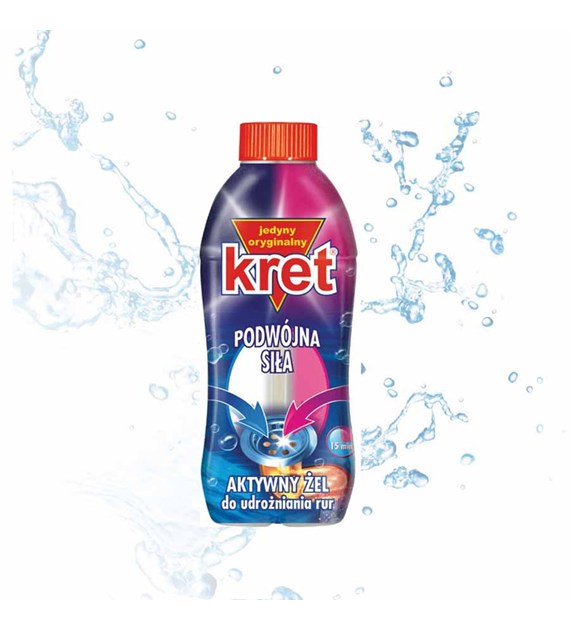 Kret do udrażniania rur 500ml żel