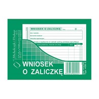 Wniosek o zaliczkę A6 offset