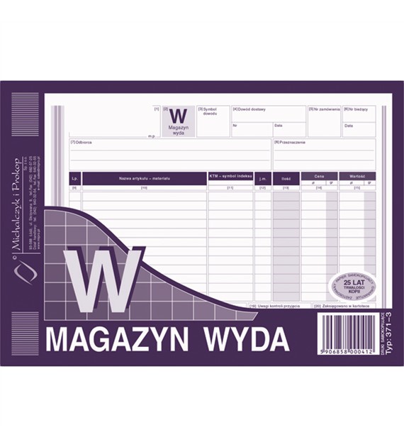 Magazyn wyda A5 wielokopia