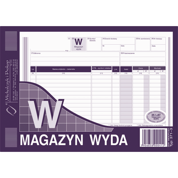 Magazyn wyda A5 wielokopia