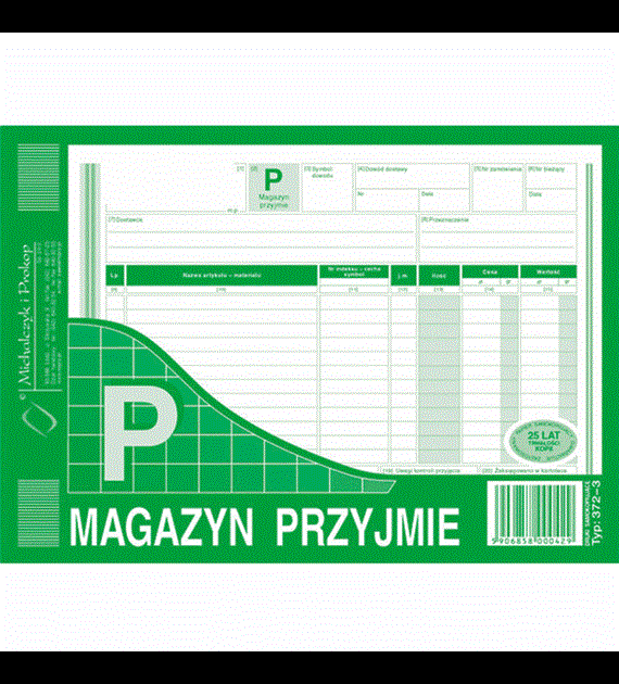Magazyn przyjmie A5 wielokopia