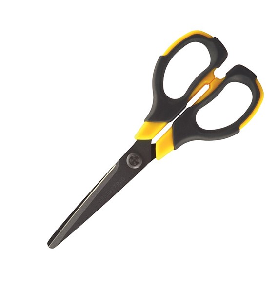 Nożyczki Tetis GN290 17 cm żółty
