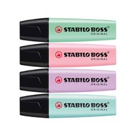 Zakreślacz Stabilo Boss 4-kolory pastel