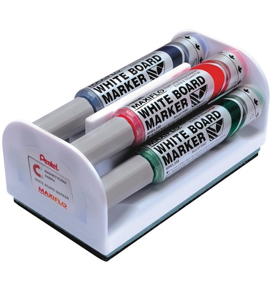 Marker suchościeralny Pentel Maxiflo MWL5M 4-kolory
