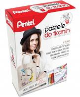 Pastele do tkanin Pentel 7 kolorów+ torba