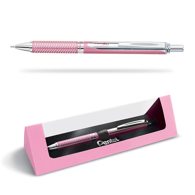Pióro kulkowe Pentel EnerGel BL 407 różowa obudowa