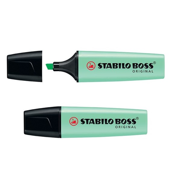 Zakreślacz STABILO BOSS ORGINAL PASTEL zielony