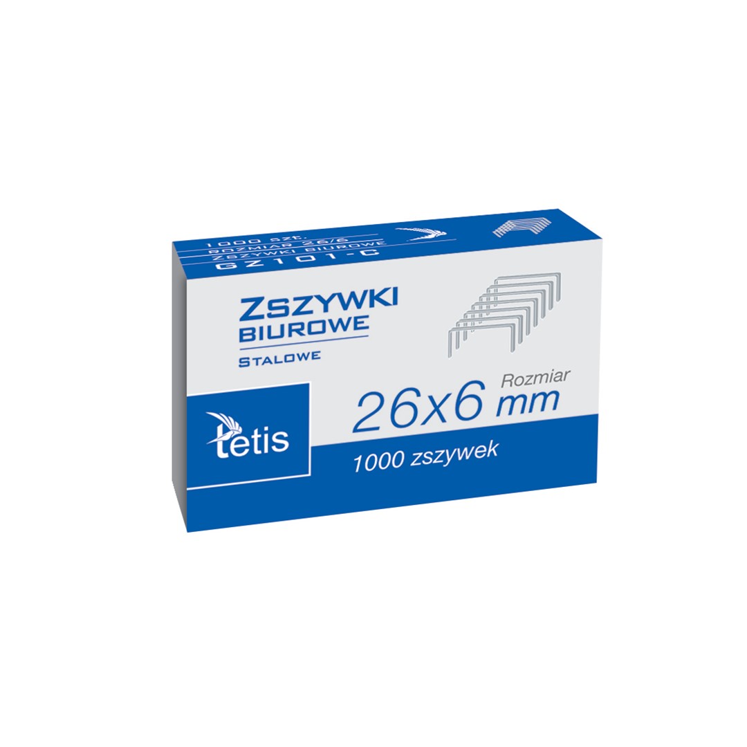 Zszywki Tetis 26/6