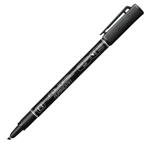 Foliopis Rystor B 2,5mm czarny
