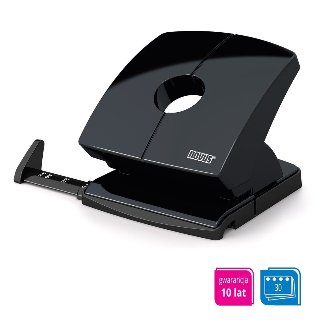 Dziurkacz do 30 kartek Novus B230 czarny