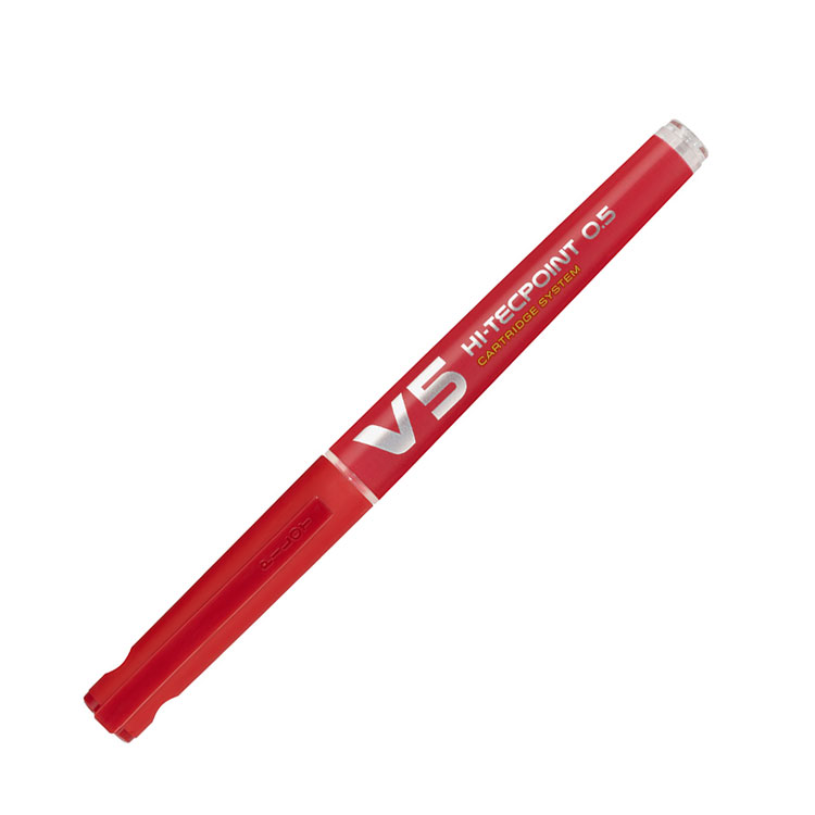 Cienkopis kulkowy Pilot V5 Hi-Tecpoint czerwony
