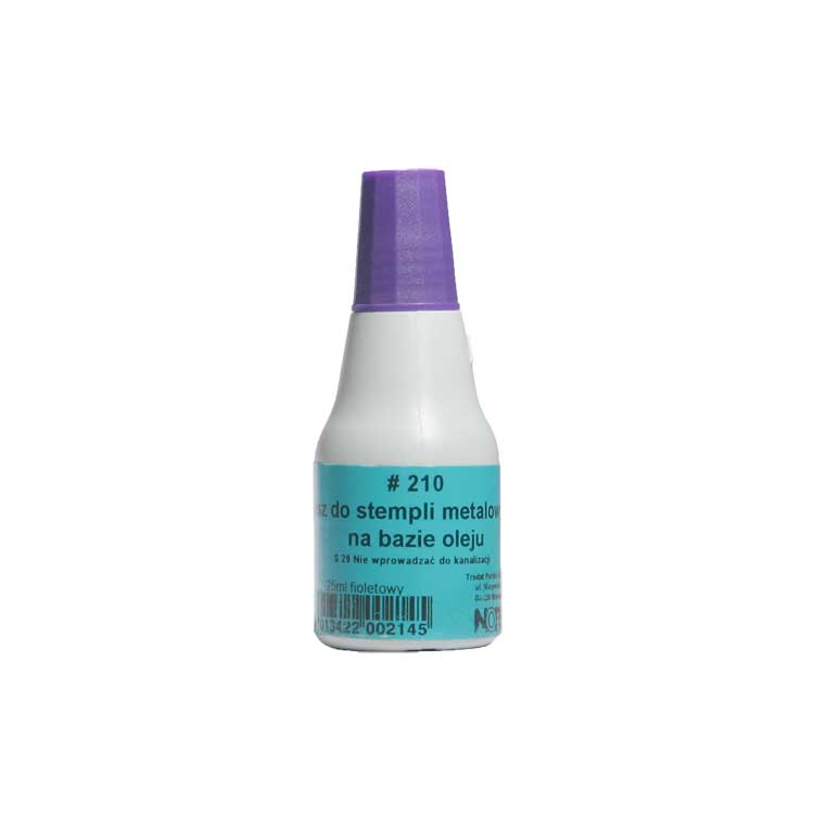 Tusz do stempli metalowych Noris 210 25ml fioletowy