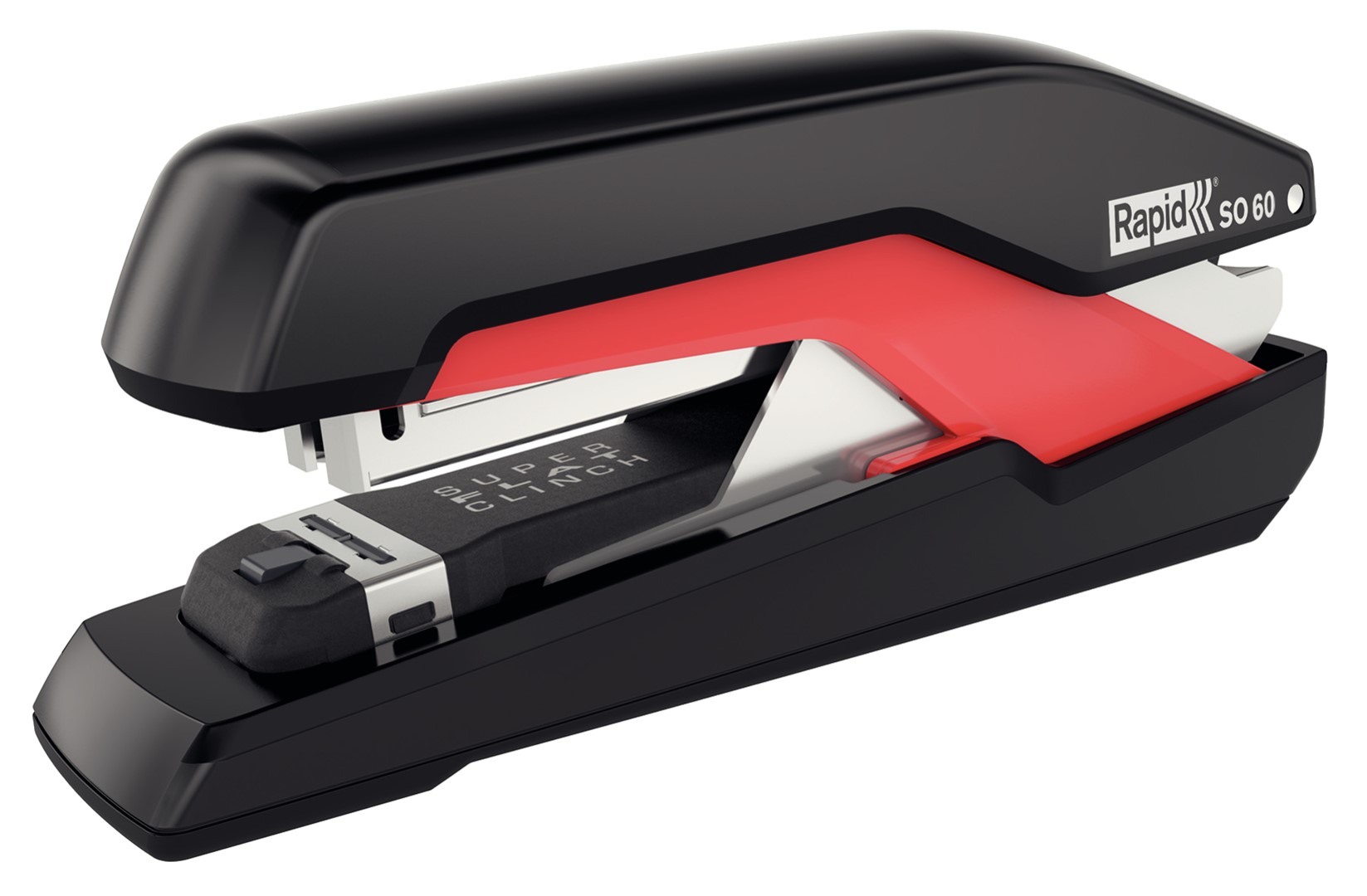 Zszywacz do 60 kartek HS Rapid Supreme Omnipress SO60c czarno-czerwony