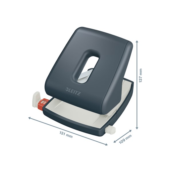 Dziurkacz Leitz Cosy Hole Punch aksamitny szary