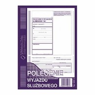 Polecenie wyjazdu służbowego A5 offset