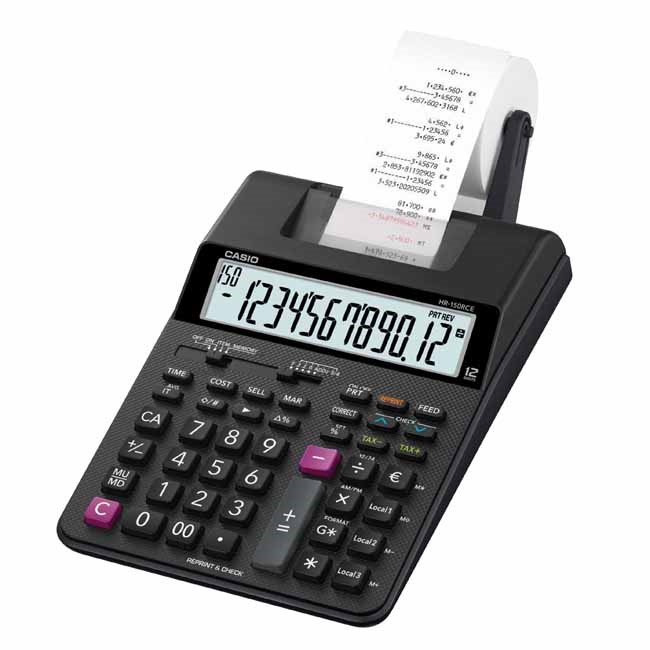 Kalkulator z drukarką Casio HR150RCE Platforma SolexB2B
