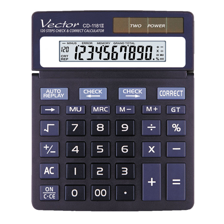 Kalkulator Vector CD-1181 II