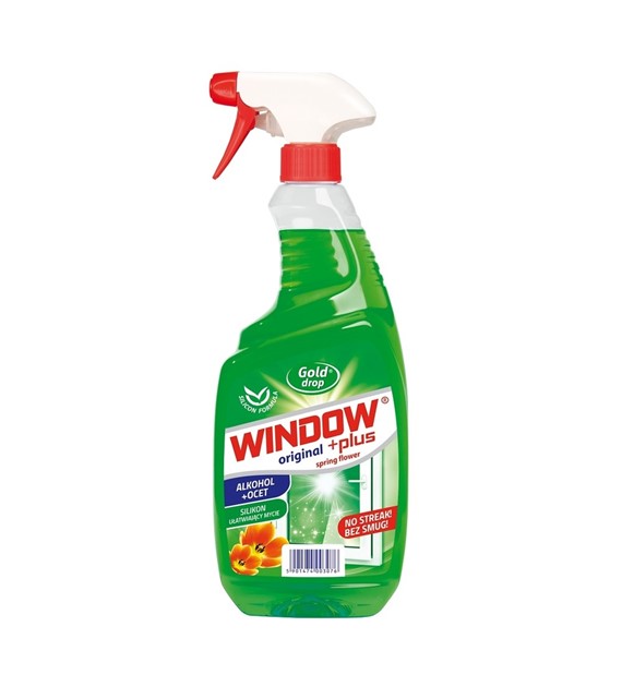 Płyn do szyb Window 750ml z rozpylaczem ocet+alkoh