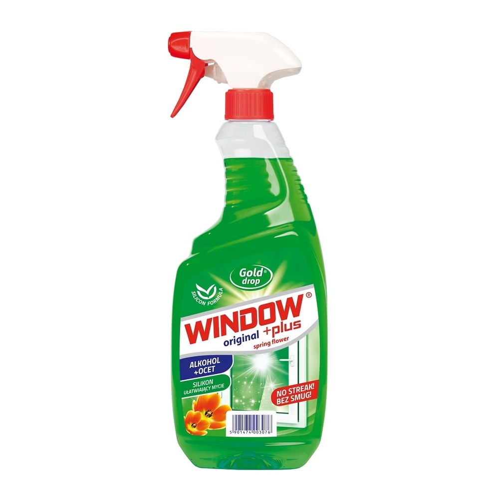 Płyn do szyb Window 750ml z rozpylaczem ocet+alkoh