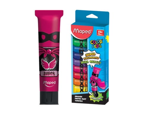 Farby Maped SuperPower 12x12ml w tubkach