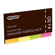 Zakładki indeksujące Grand GR-Z4 20x50 4 kolory neon