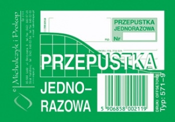 Przepustka jednorazowa, A7 (offset)