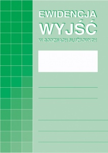 Ewidencja wyjść w godz.służb. 574-1