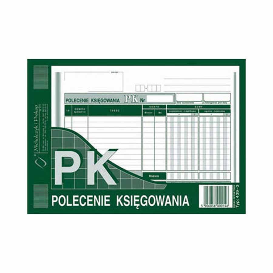 PK Polecenie księgowania  A5 offset