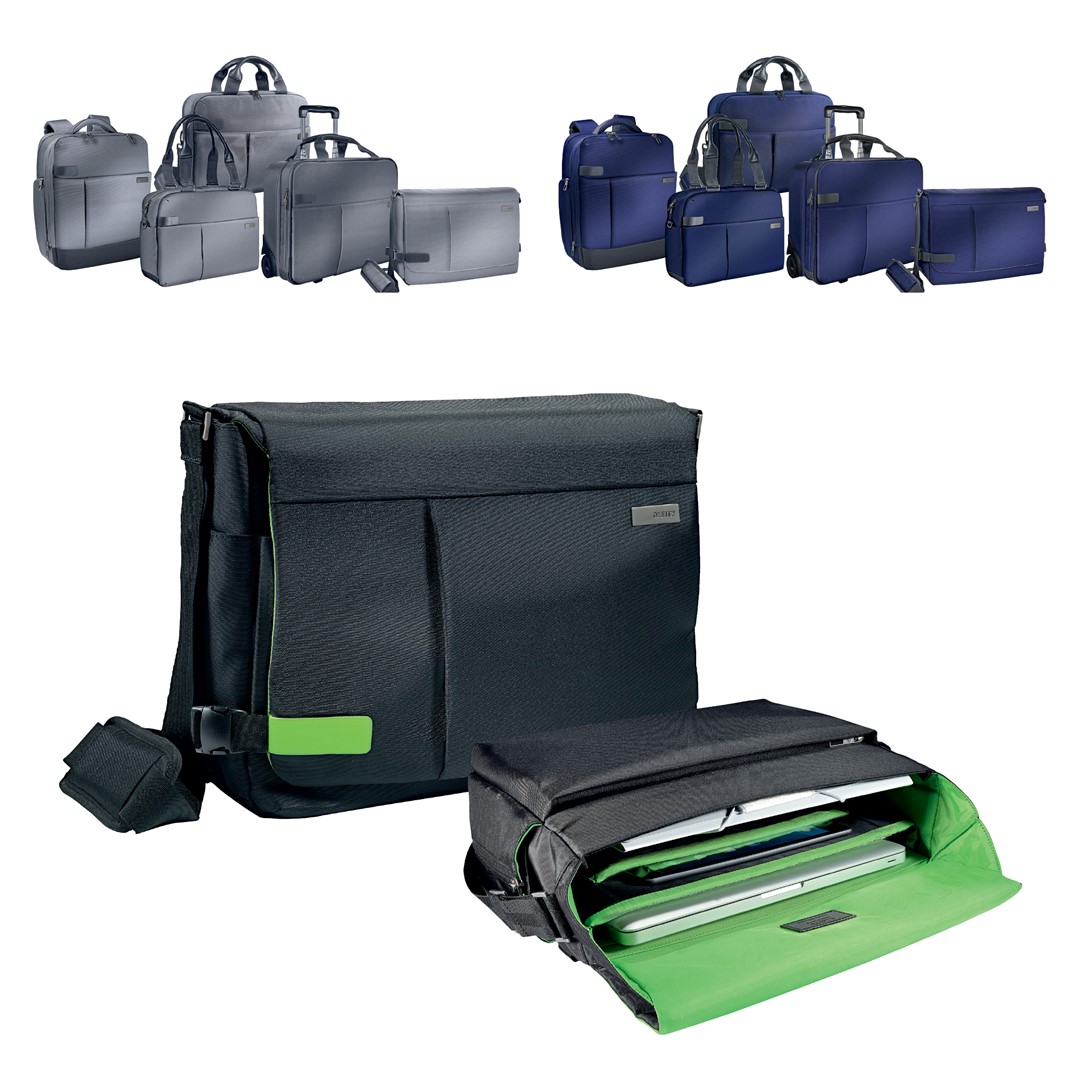 Torba Leitz Complete Smart Messenger 15,6” srebrno-szary