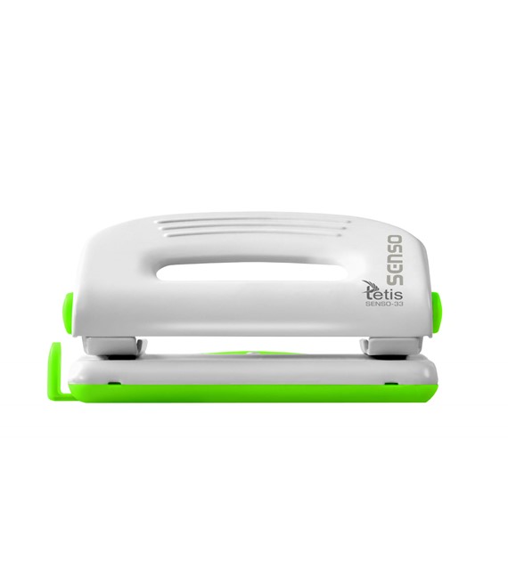 Dziurkacz do 10 kartek Tetis Senso 33 zielony