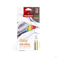 Kredki ołówkowe Heykka Classy 12+2 kolorów