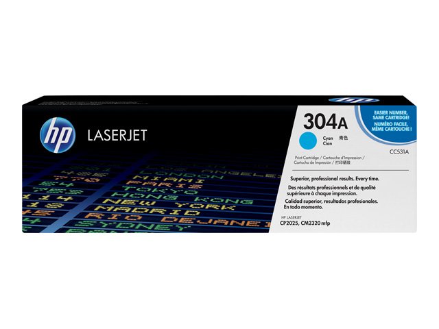 Toner HP CC531A cyan