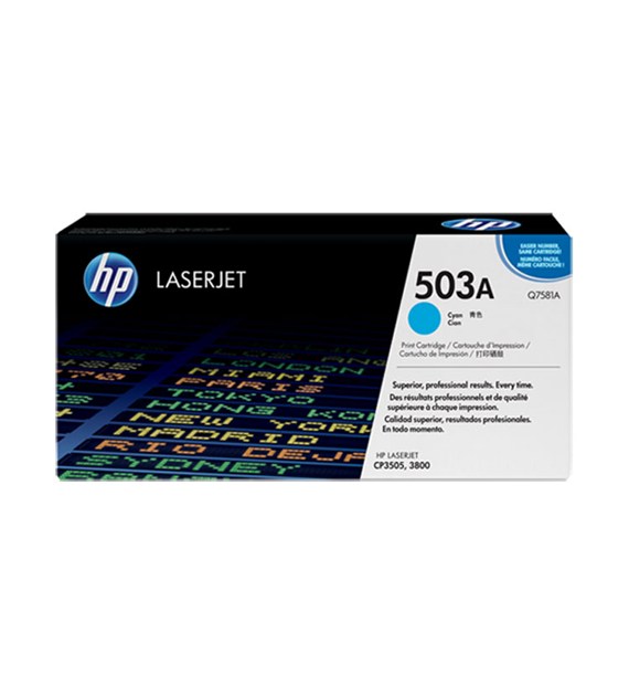 Toner HP Q7581A cyan