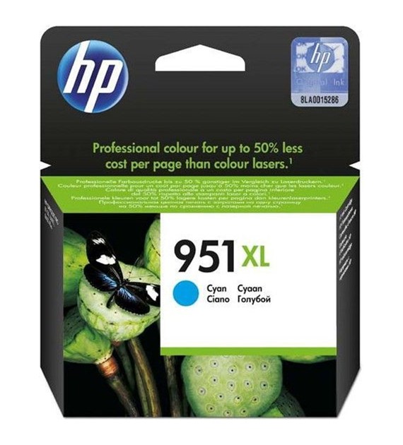 Tusz HP 951XL do Officejet PRO 8100 cyan