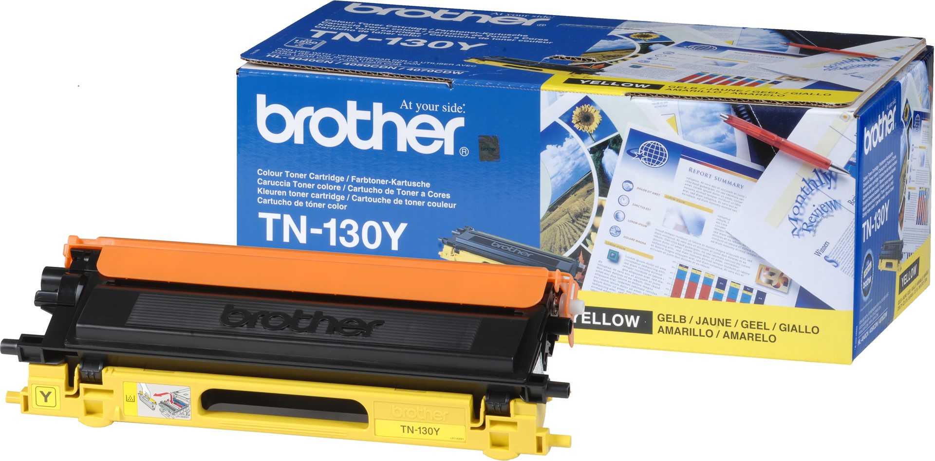 Toner do Brother TN-130 yellow