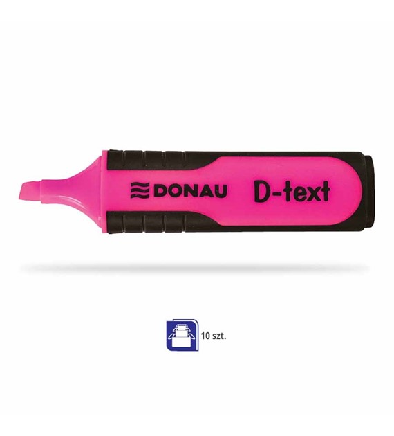 Zakreślacz Donau D-text różowy