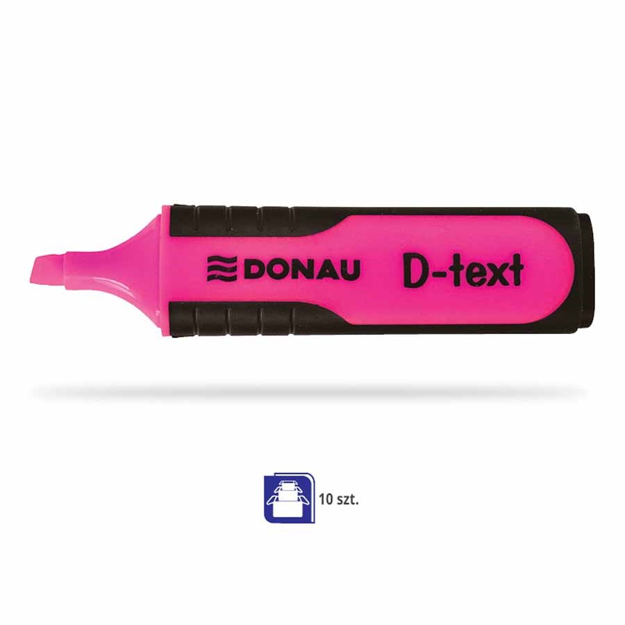 Zakreślacz Donau D-text różowy