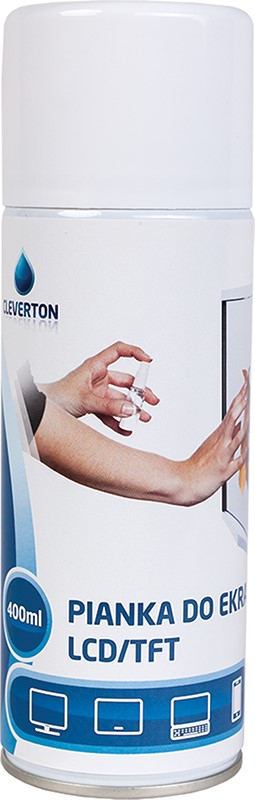 Pianka do czyszczenia ekranów Cleverton 400ml