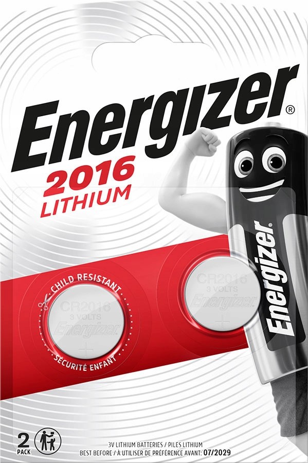 Bateria Energizer CR2016 3V 2szt.