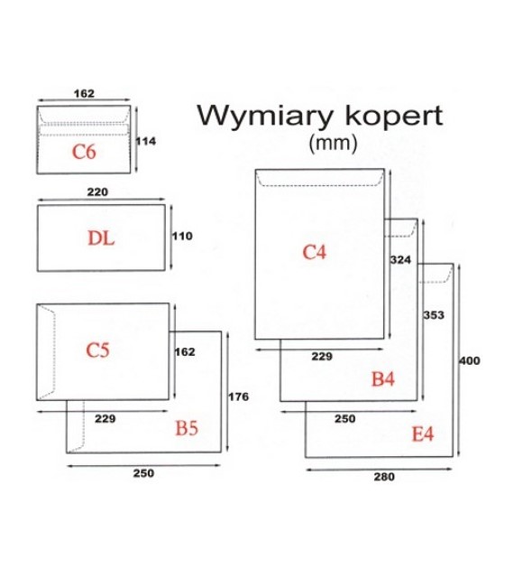 Koperta C5 SK brązowa op/500szt.