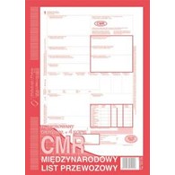 CMR Międzynarodowy list przewozowy A4 (o+4k)