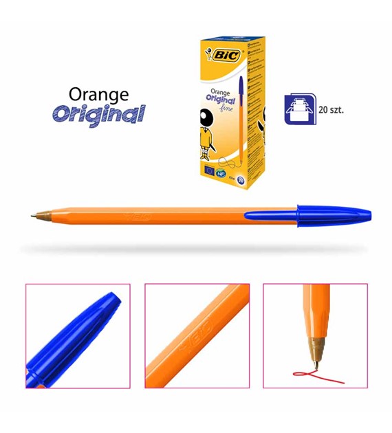 Długopis Bic Orange czerwony