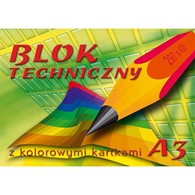 Blok techniczny A3/10 kolor