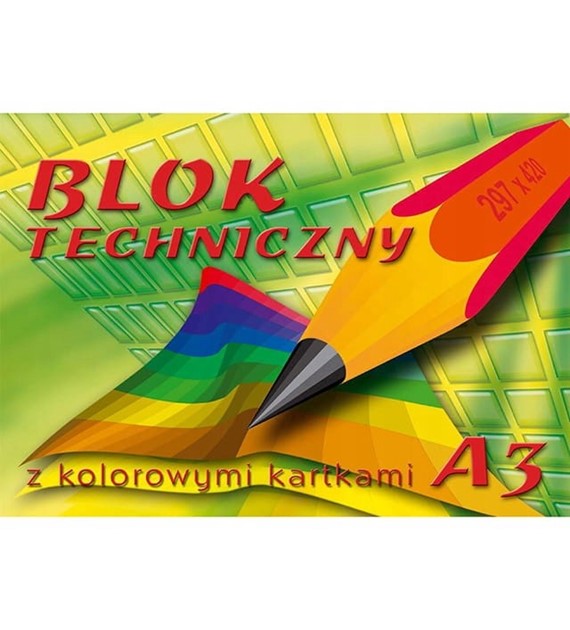 Blok techniczny A3/10 kolor