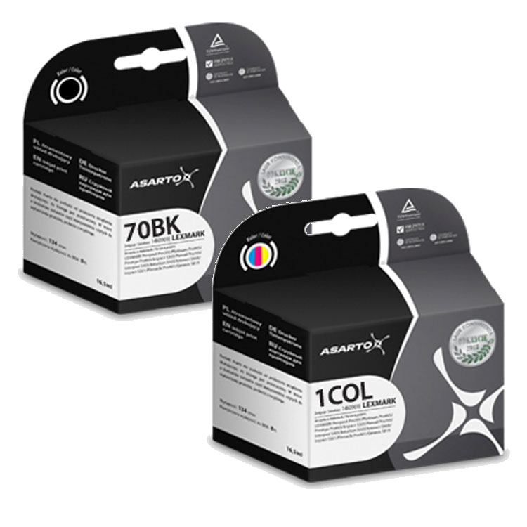 Tusz Asarto Lexmark 18C0034 czarny