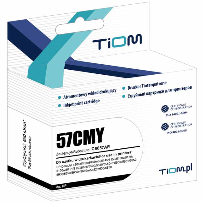 Tusz Tiom do HP 57 C6657AE kolorowy
